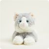 Laying Down Gray Cat Warmies