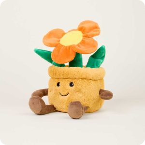 Orange Flower Pot Warmies