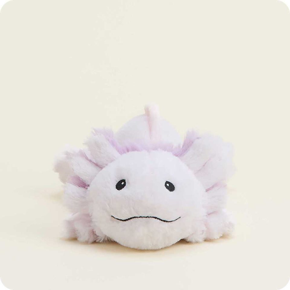 Pink Axolotl Warmies Junior